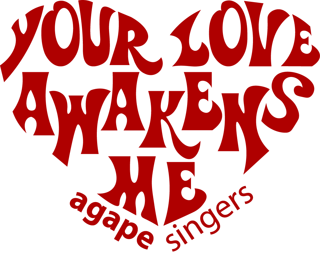 Graphic for choir tour: "Your Love Awakens Me"