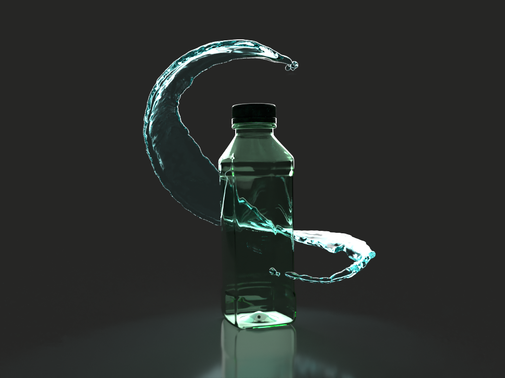 Water advertising mockup