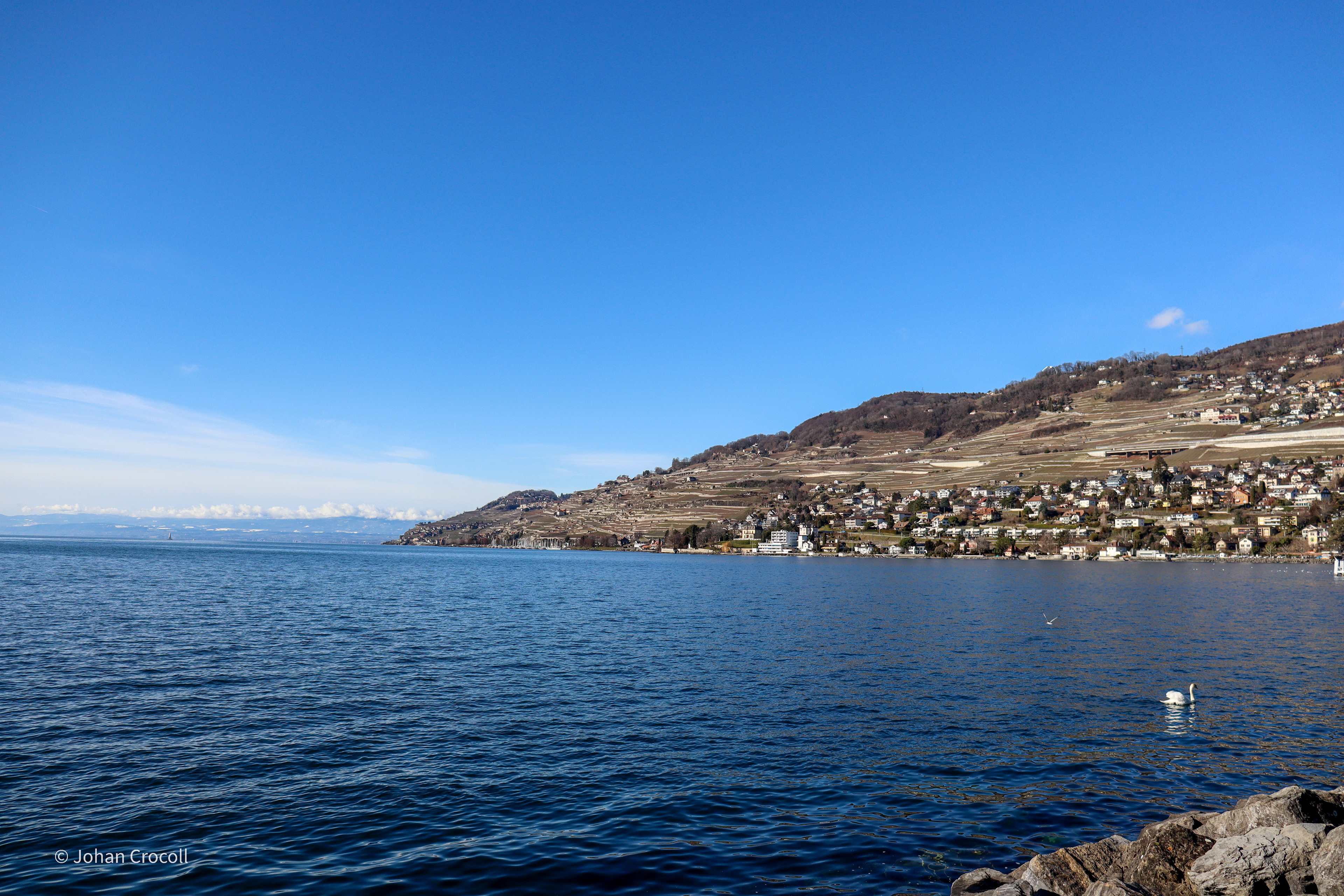 Vue sur la région de la Riviera