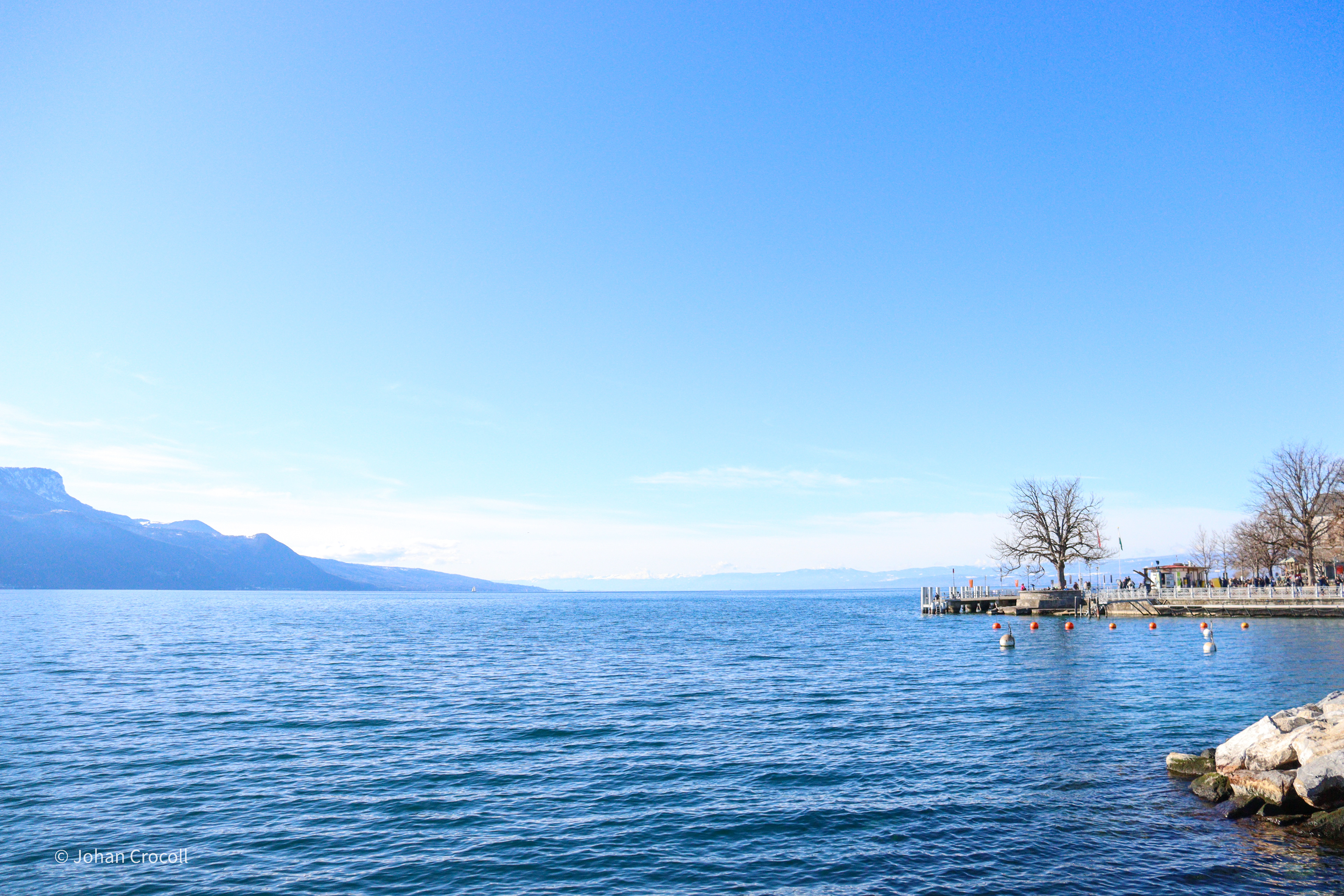 Bord du lac Léman