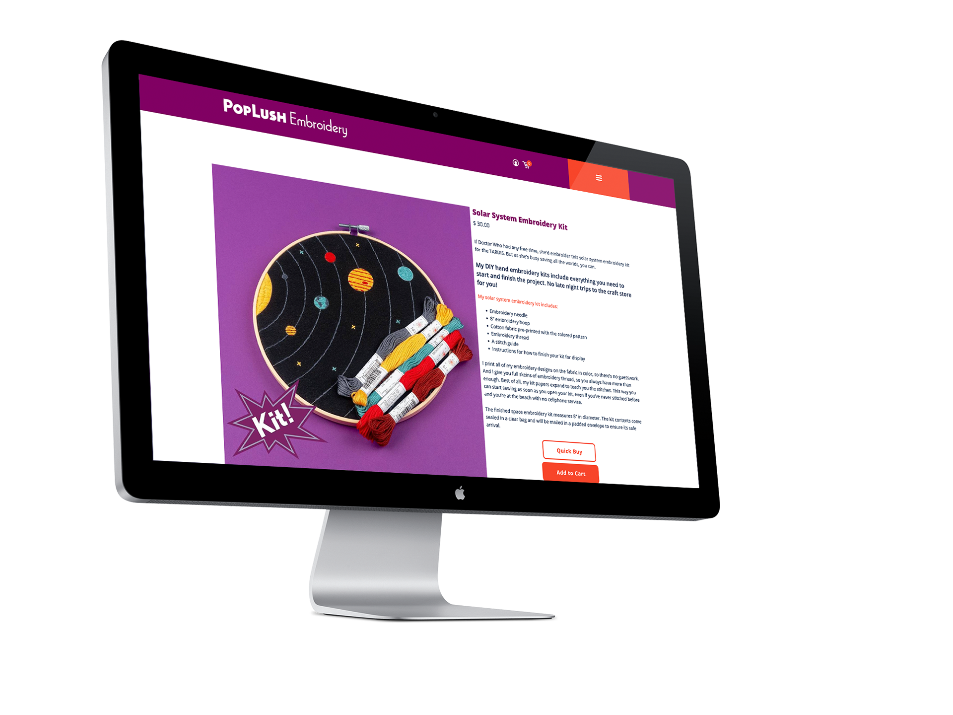 Single product page