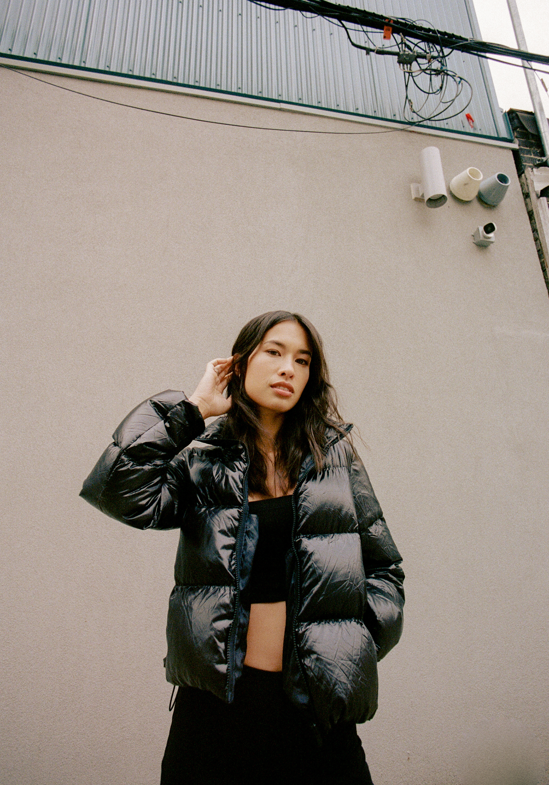 Estyr by Felice Trinidad with hair and makeup by Alanna Fennell
