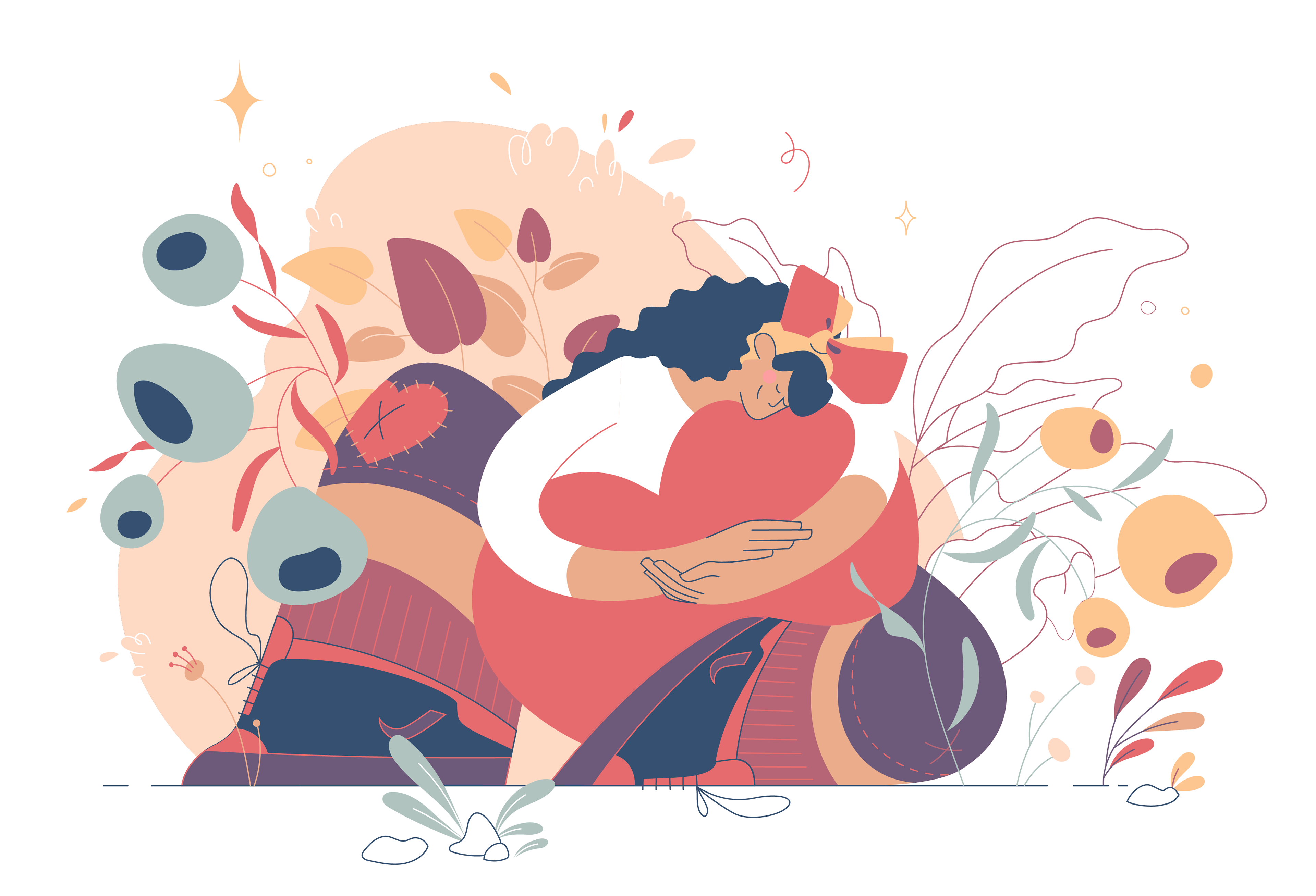 Colour blocking in Adobe Illustrator