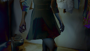 Photoshop technique added to video clip.