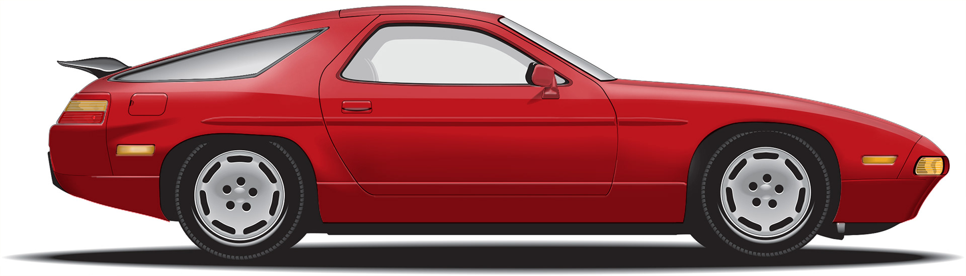 Hand Drawn in Adobe Illustrator with Color Added in Photoshop