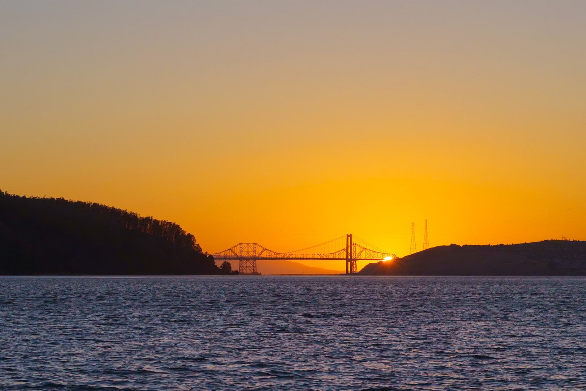 Sunset from Benecia