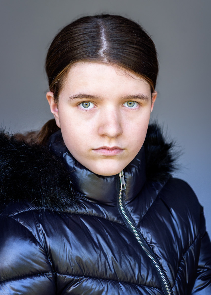 Headshot of Young Actress & Singer Amerlie Steward | Actor Headshot by Nic Skerten Headshots | Norwich Norfolk Ipswich Suffolk | Corporate Headshots | Actor Headshots