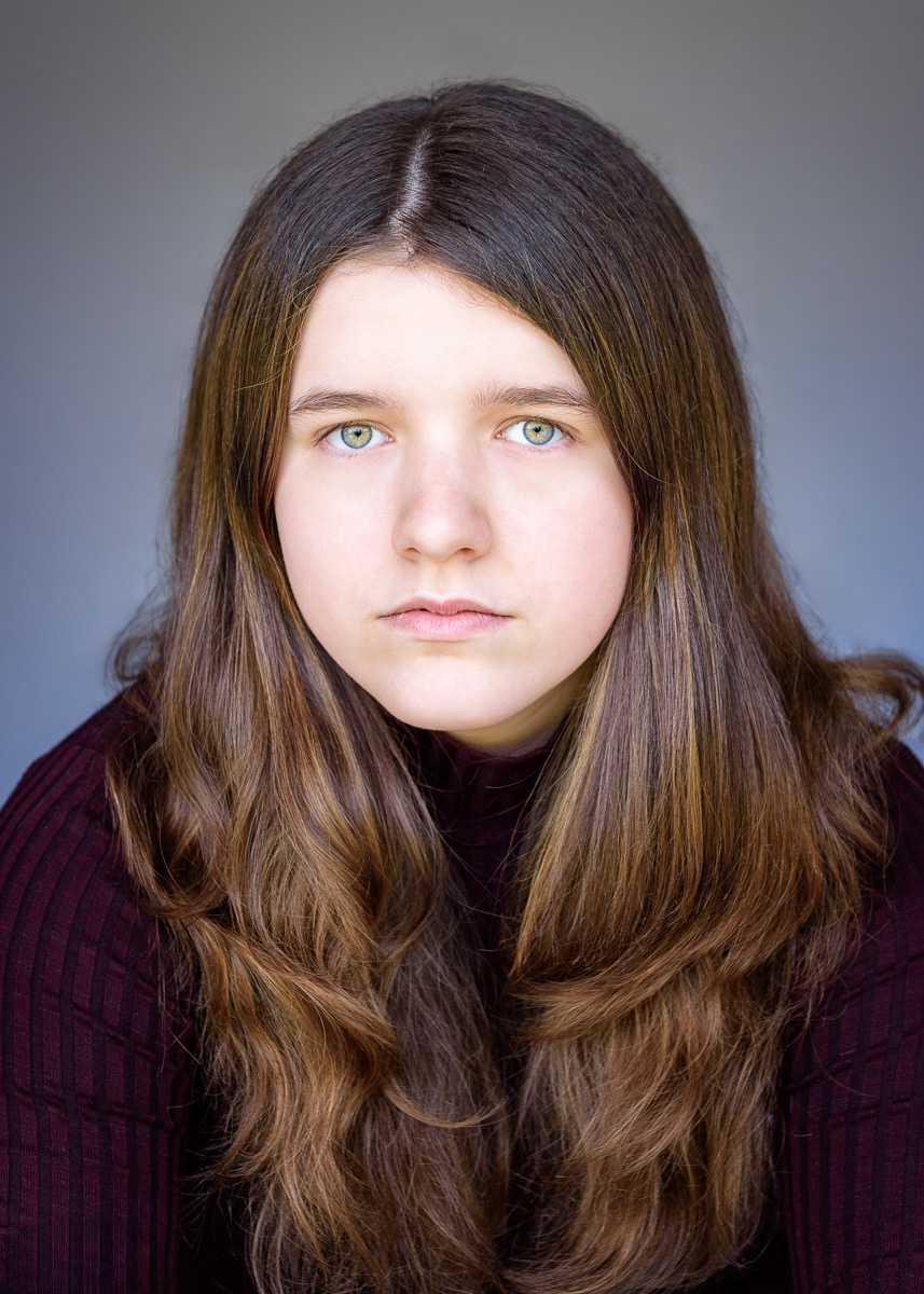 Headshot of Young Actress & Singer Amerlie Steward | Actor Headshot by Nic Skerten Headshots | Norwich Norfolk Ipswich Suffolk | Corporate Headshots | Actor Headshots