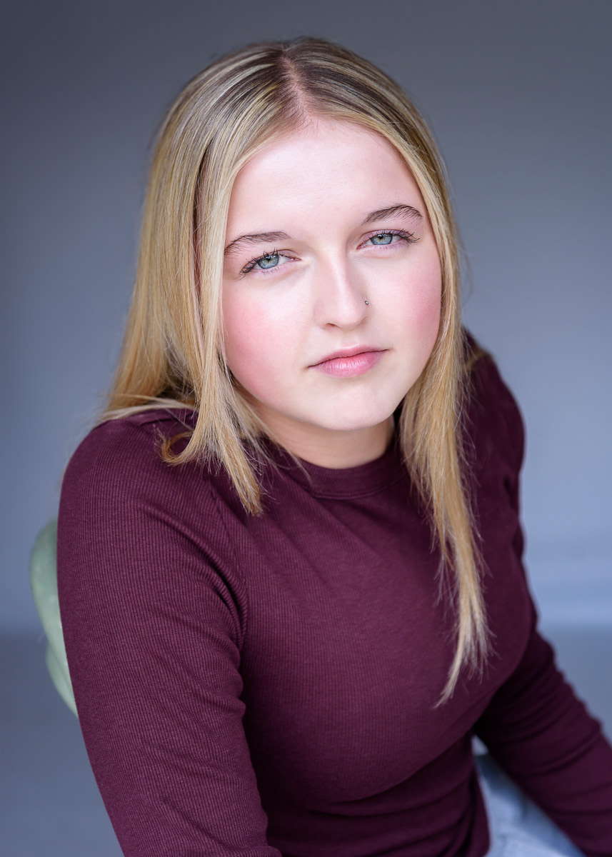 Young Actor Headshot by Nic Skerten Headshots | Norwich Norfolk Ipswich Suffolk | Corporate Headshots | Actor Headshots