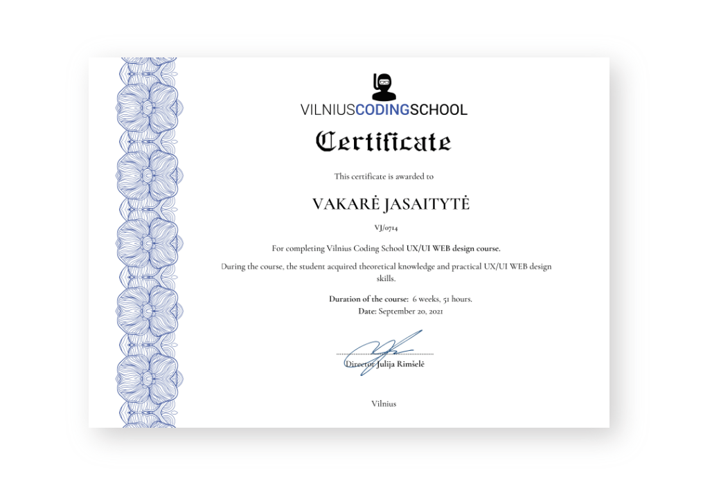 WEB design course (72 h)