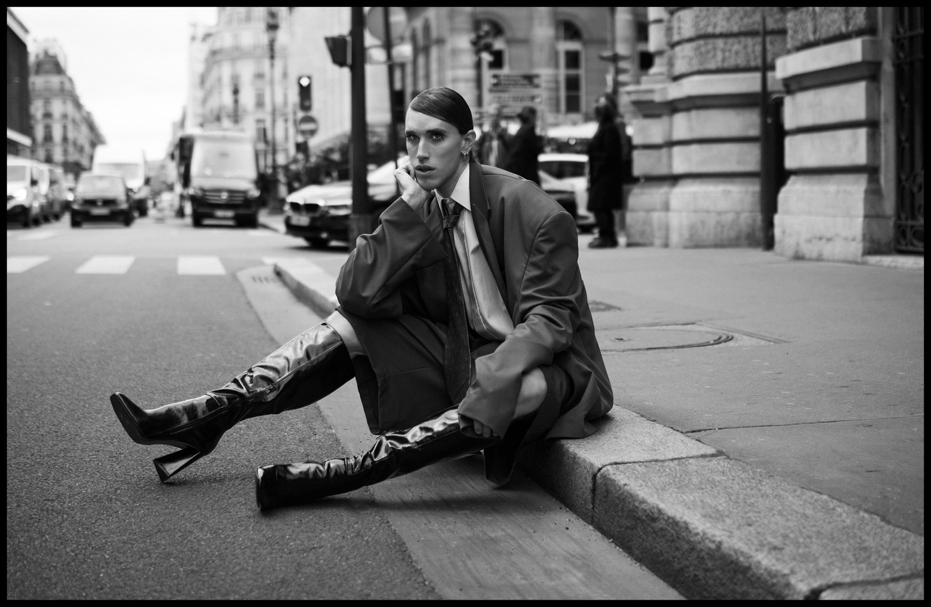 Editorial shooting with Alexis published on @GQstyle