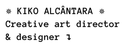 Kiko Alcântara 