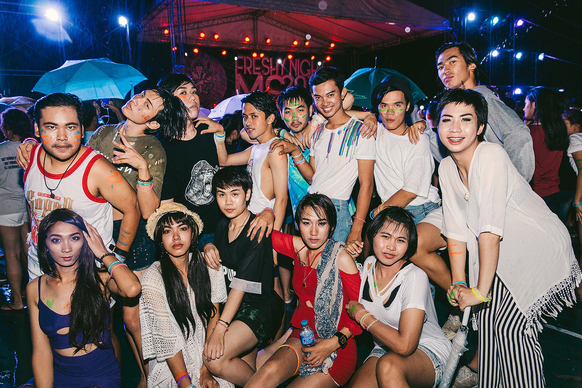 Students Enjoying Freshy Night at Silpakorn