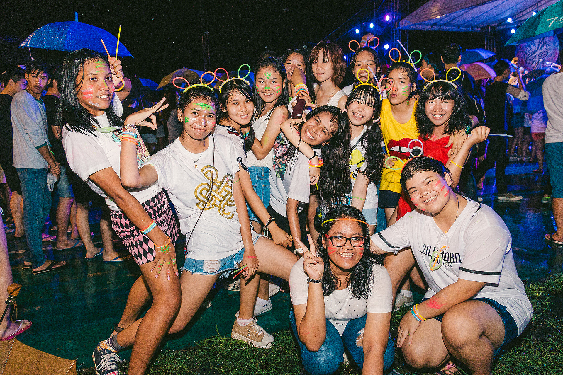 Students Enjoying Freshy Night at Silpakorn