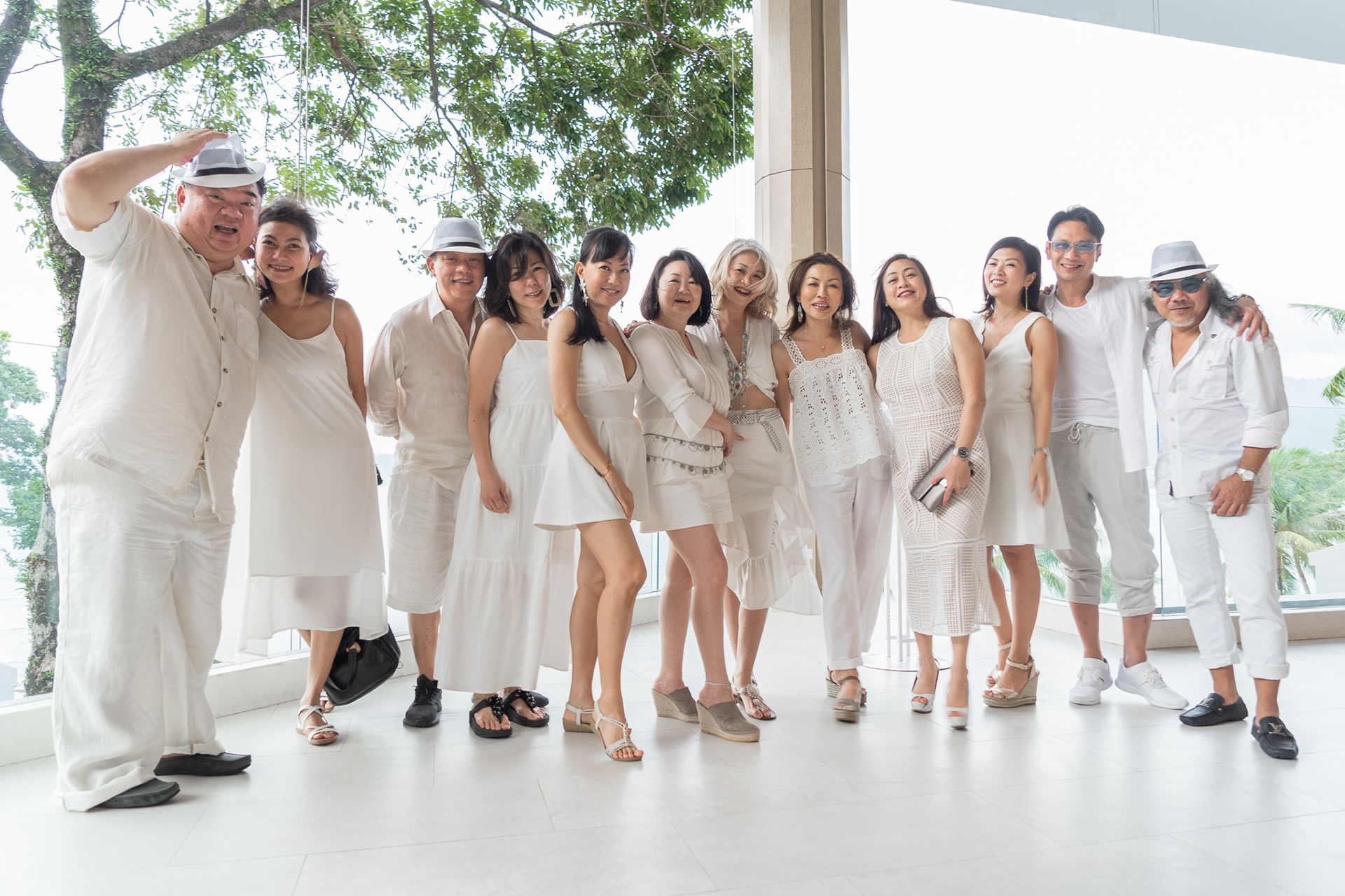 Gina Having Fun with Friends at the Birthday Party