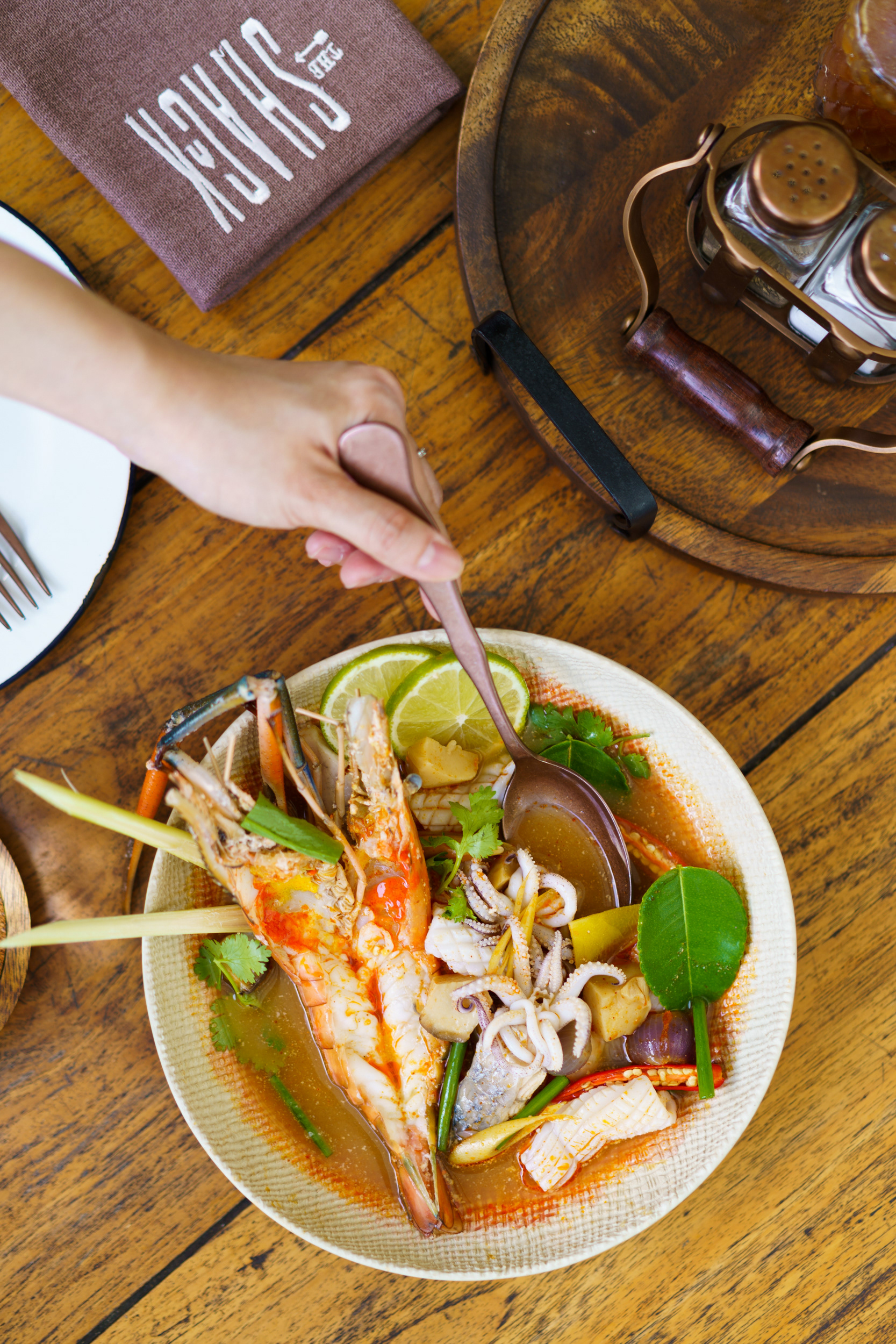 Food Decor and Presentation at Rosewood Phuket