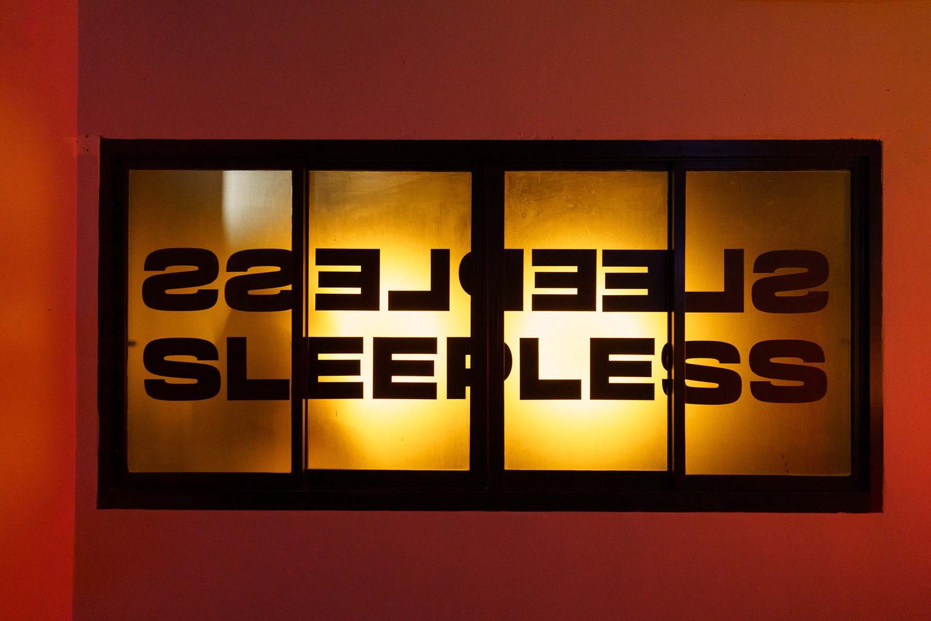 Sleepless Bar Sign in Patong, Phuket