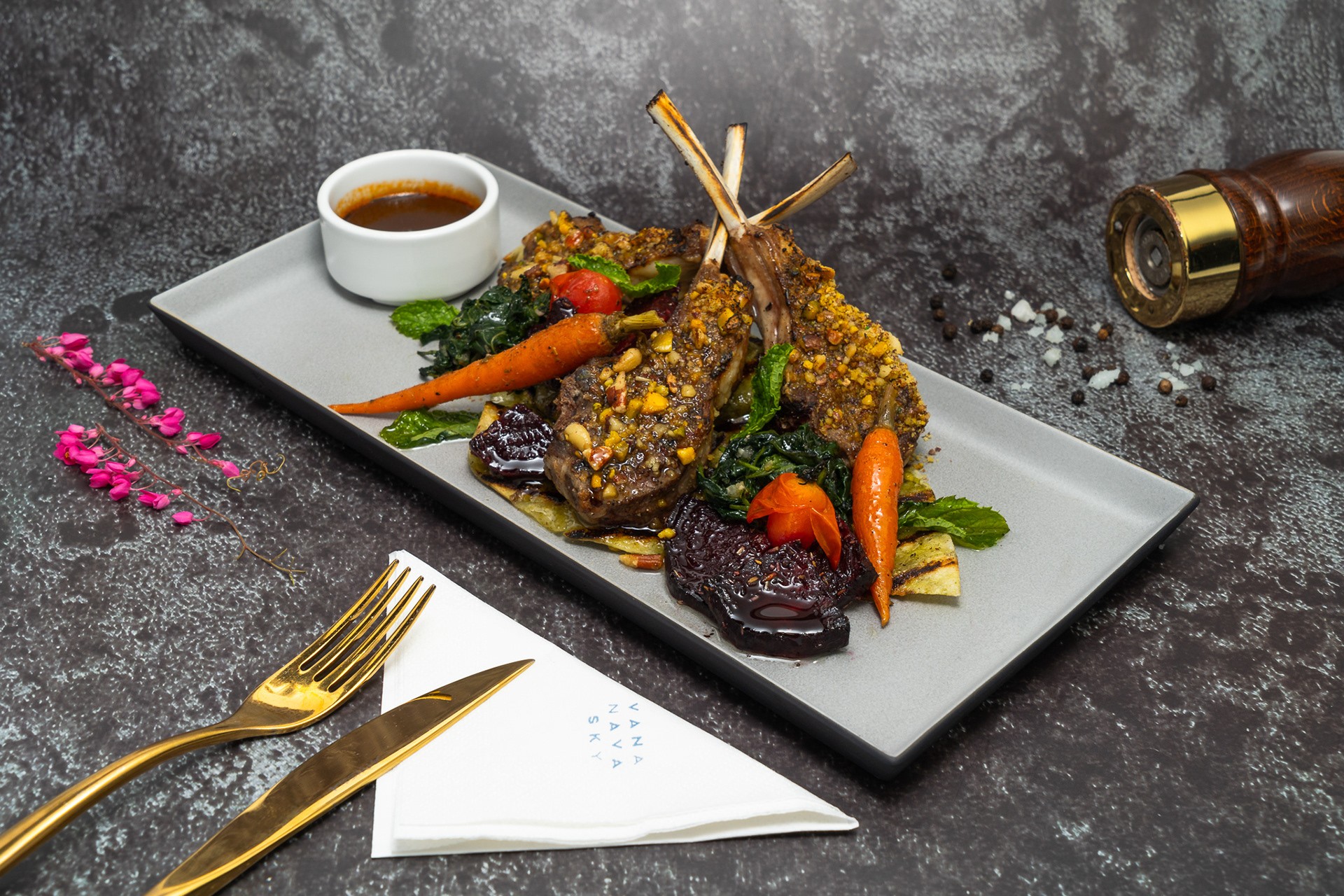 Elegant Food Plating at Vana Nava Sky Hua Hin