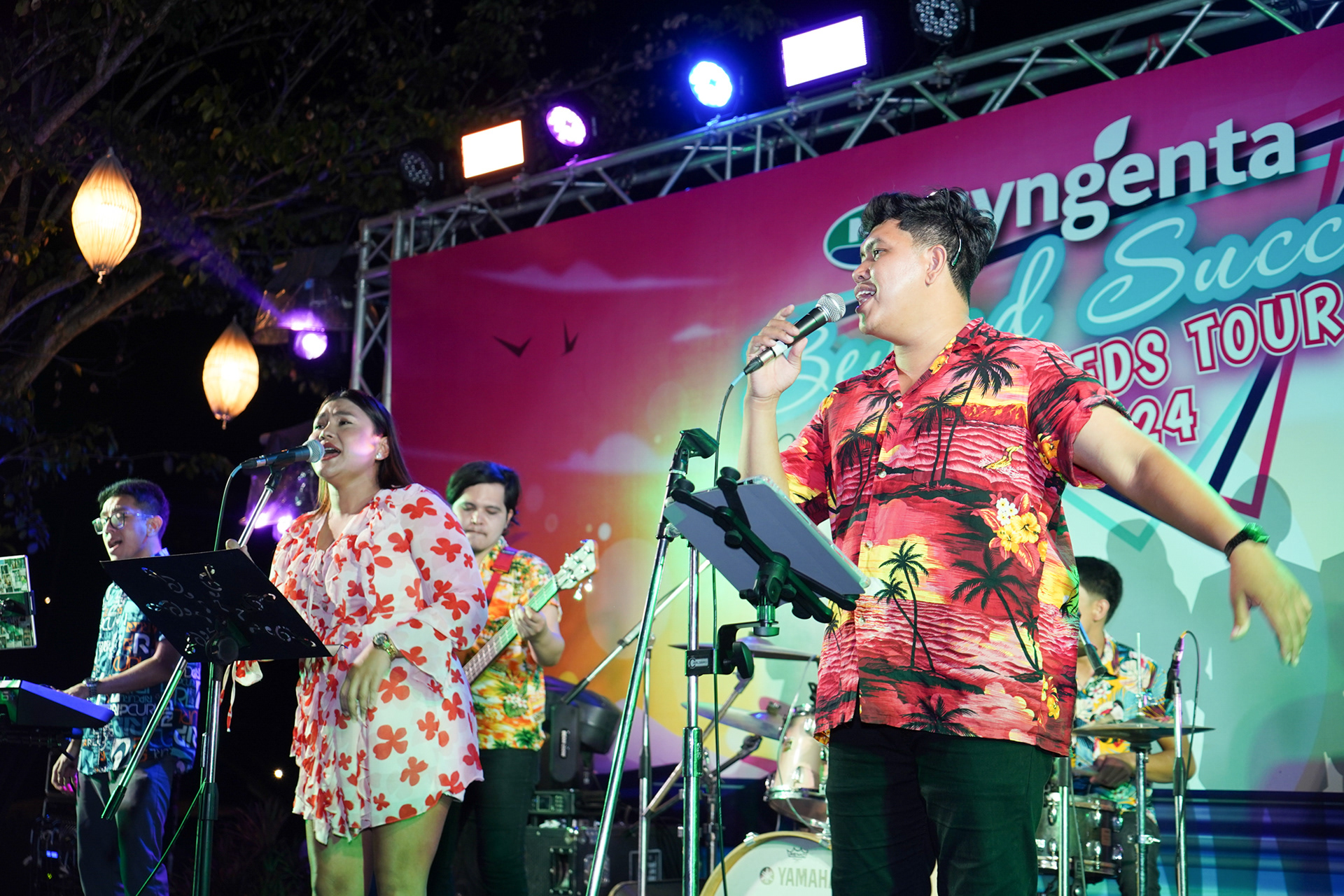 Musical performance for the participants