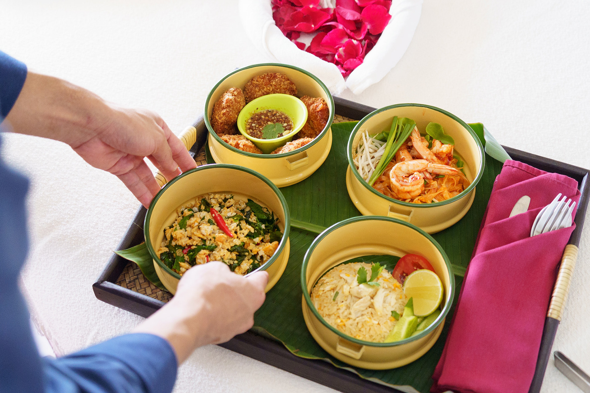 Thai Food Presentation at Sametnangshe Boutique