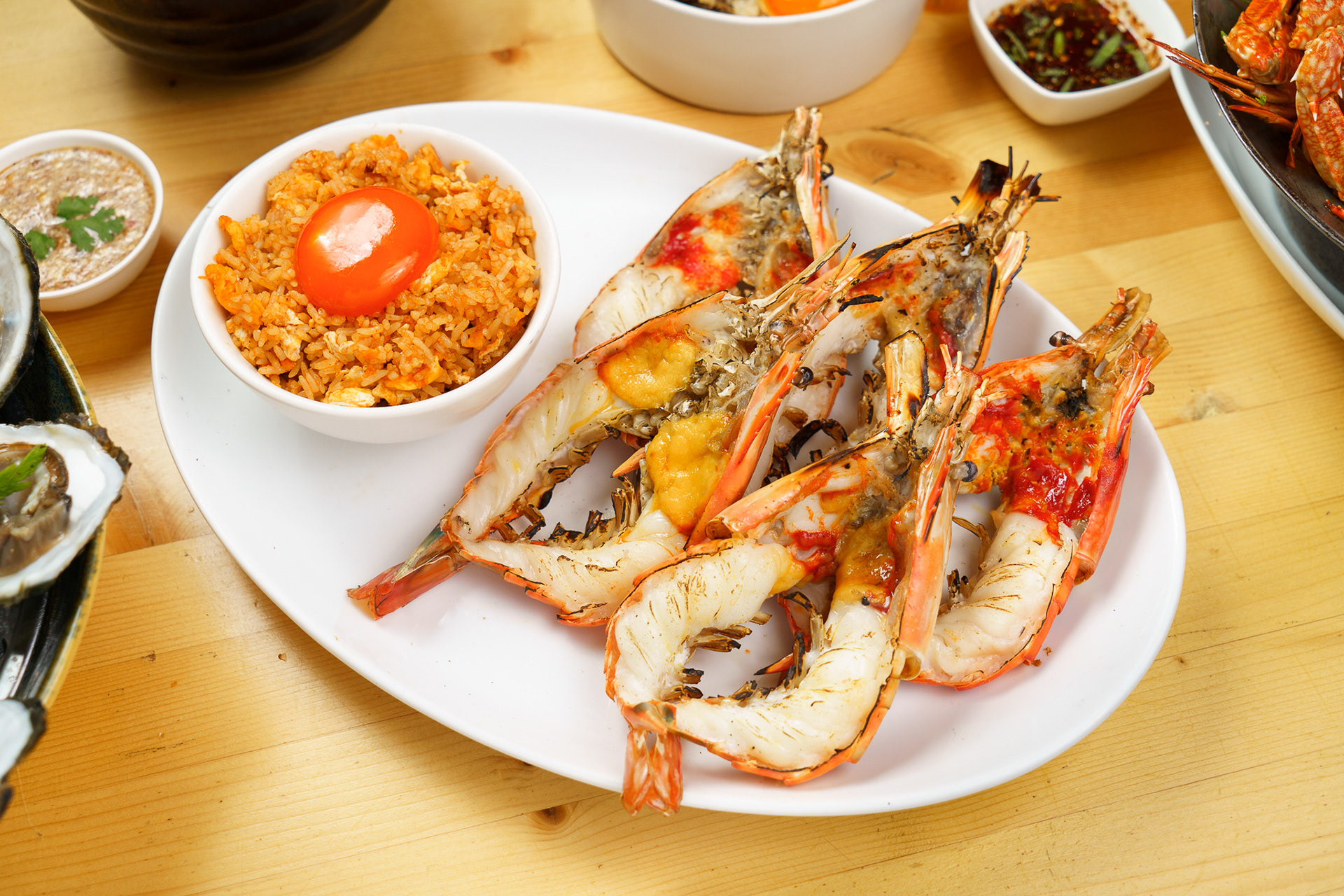 Isaan Food and Seafood Presentation at Somtum Yum Pao