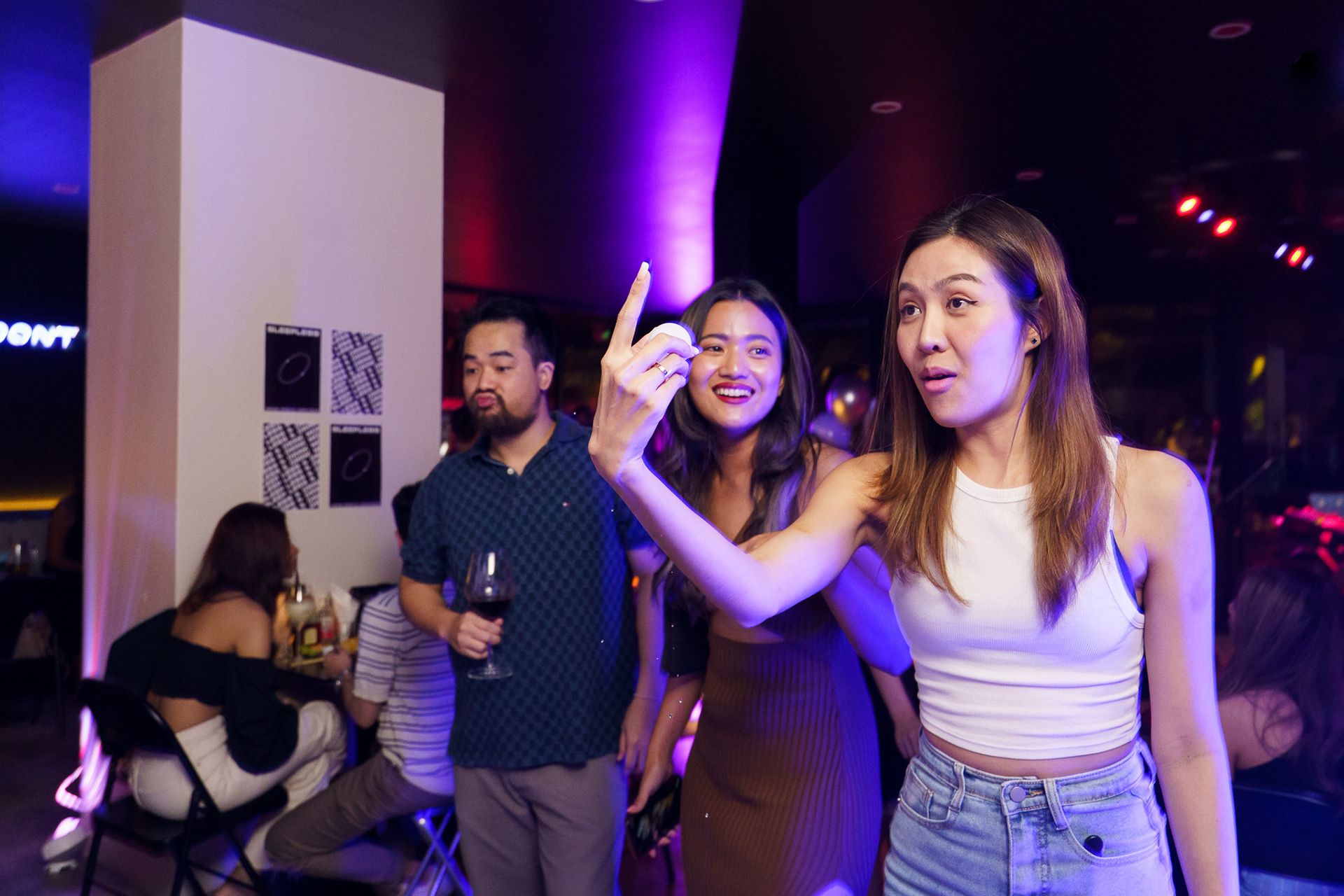 People Enjoying the Party at Sleepless Bar