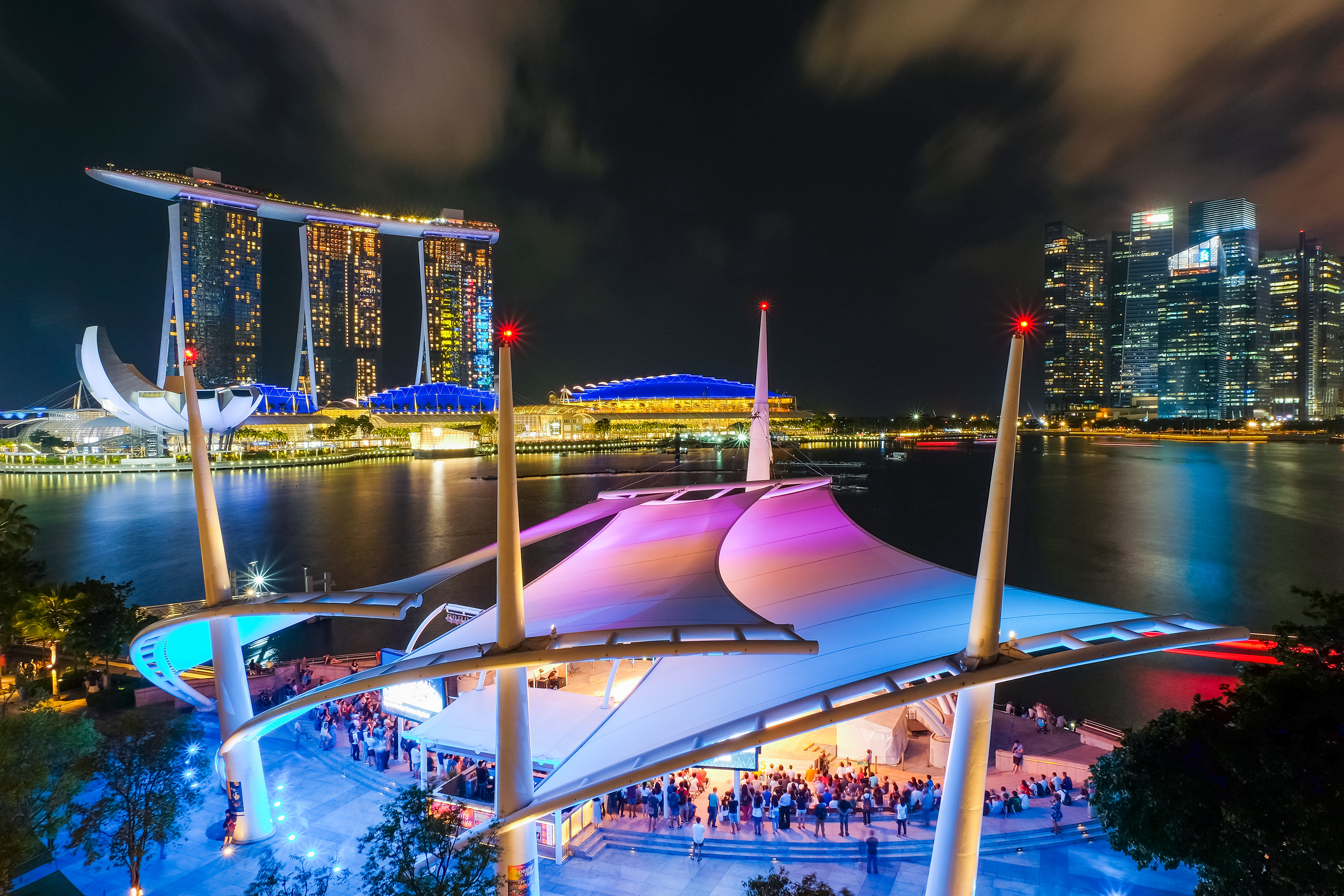 Esplanade – Theatres on the Bay and Marina Bay Sands