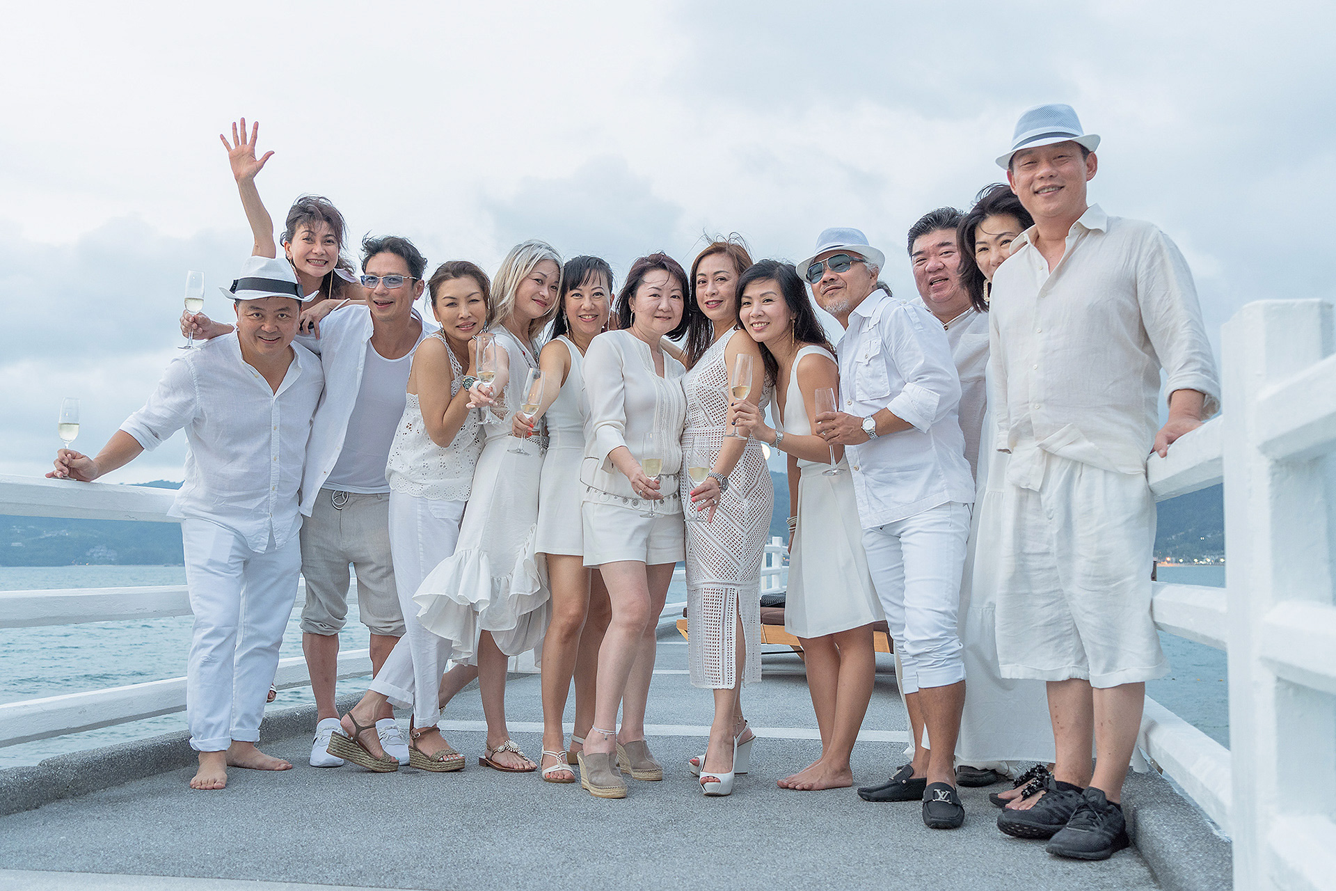 Gina Having Fun with Friends at the Birthday Party