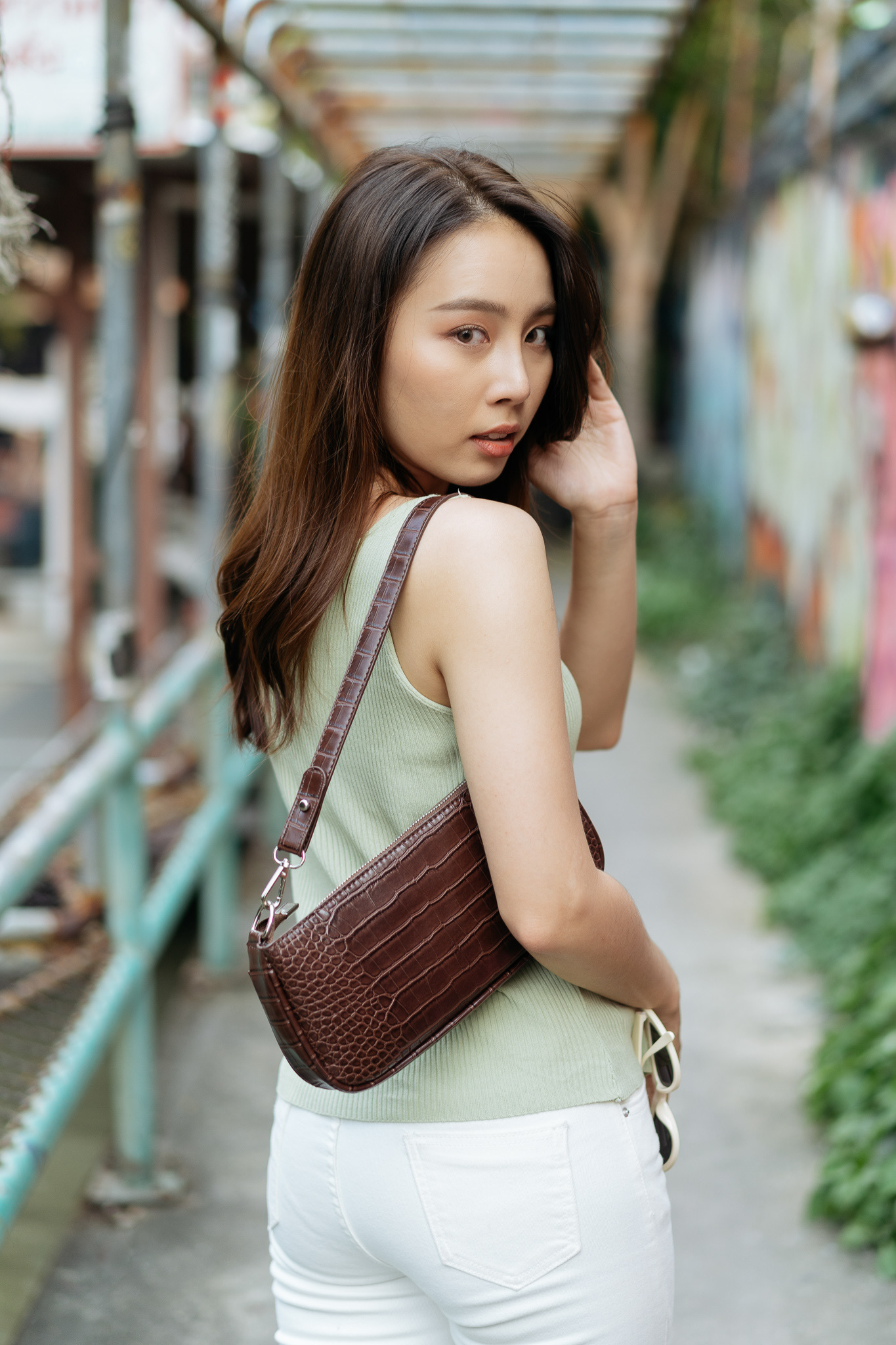 Model Junior in Urban Fashion Style in Bangkok