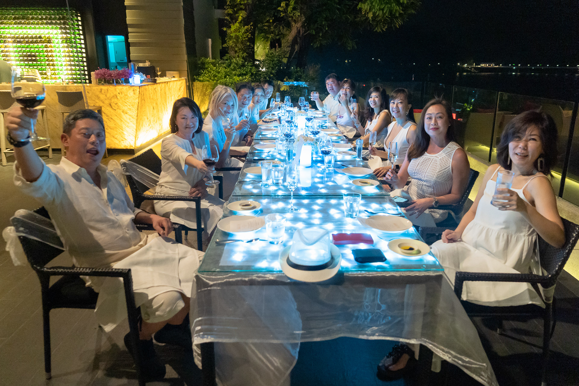 Gina Celebrating Birthday with Friends at La Gritta