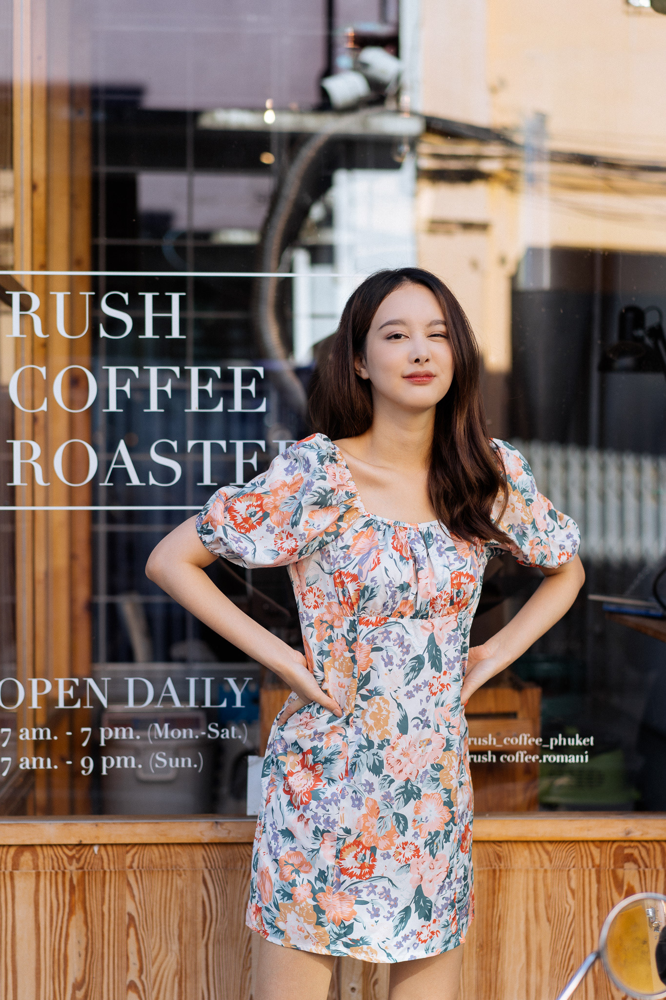 Missright Model Photoshoot at Coffee Shop