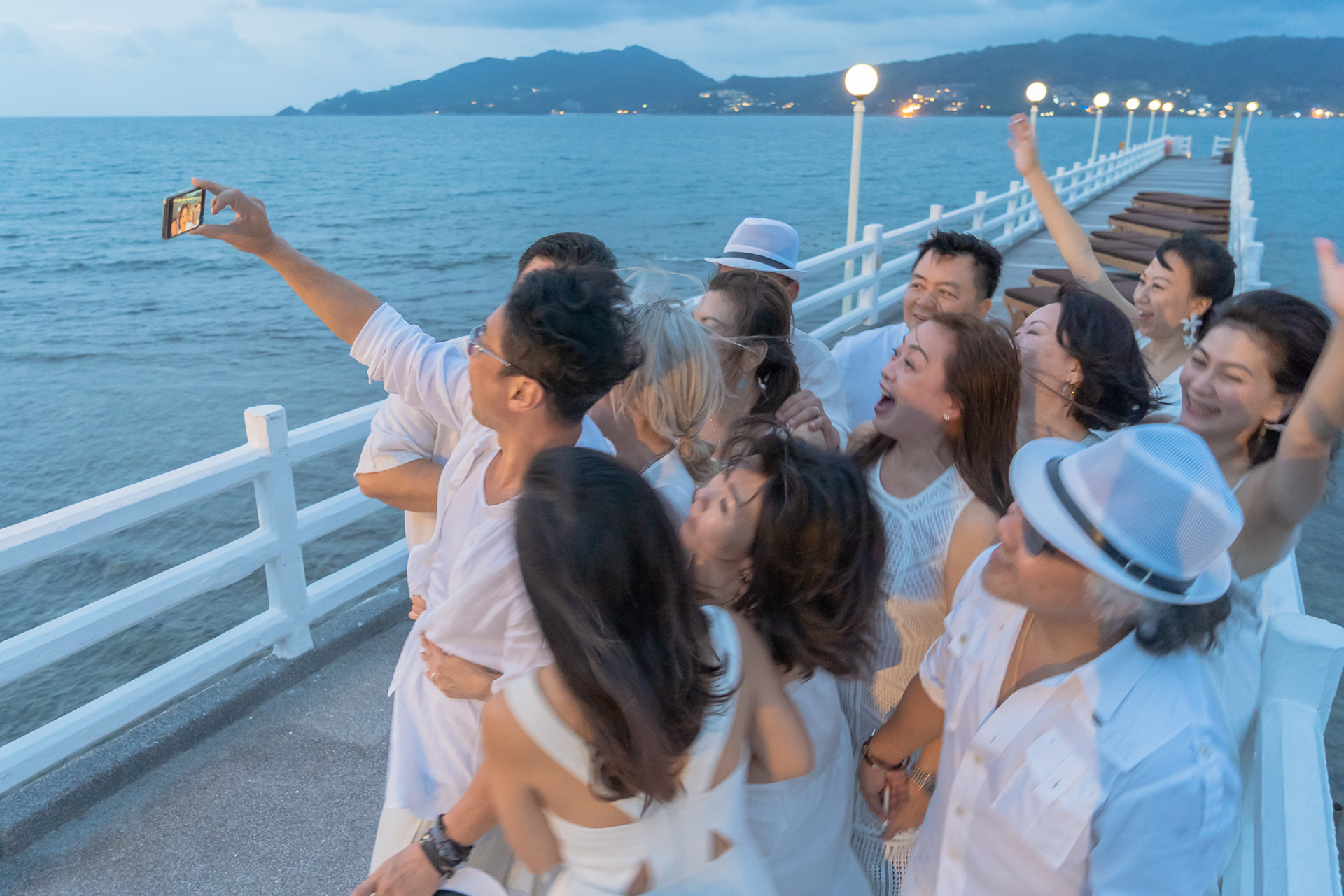 Gina Having Fun with Friends at the Birthday Party