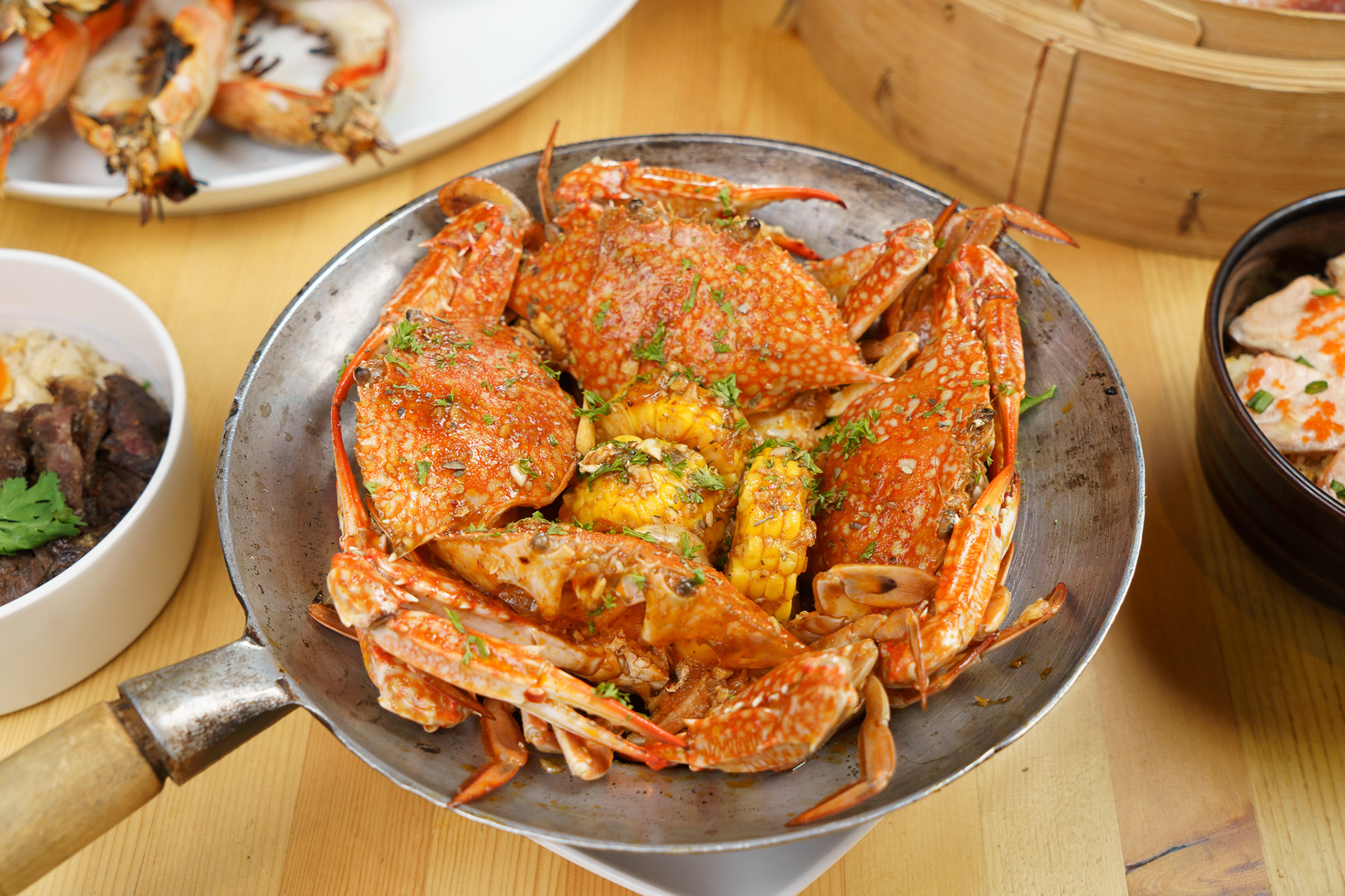 Isaan Food and Seafood Presentation at Somtum Yum Pao