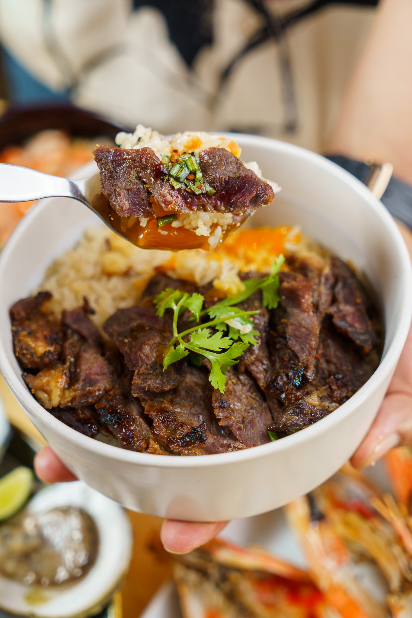 Isaan Food and Seafood Presentation at Somtum Yum Pao