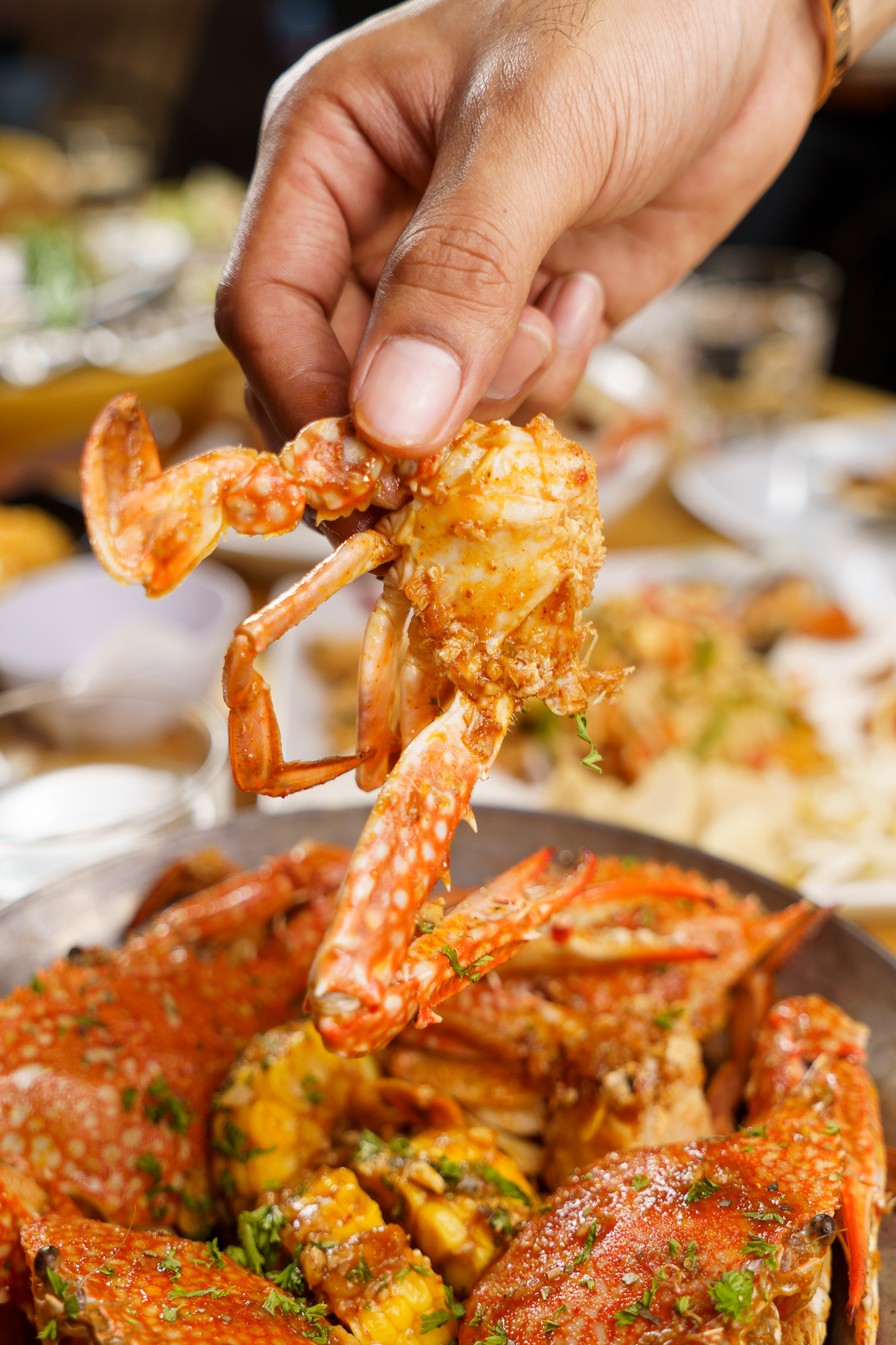 Isaan Food and Seafood Presentation at Somtum Yum Pao