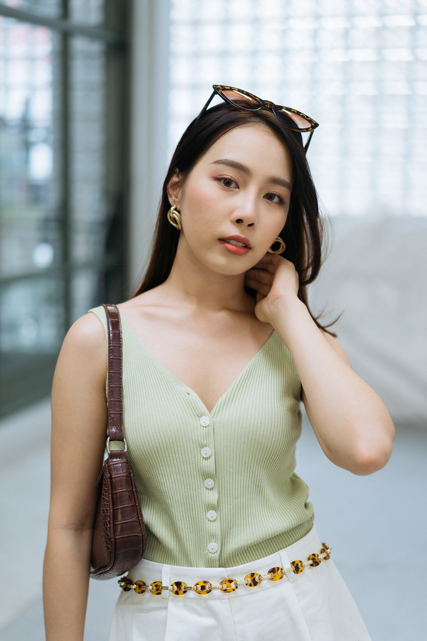 Model Junior in Urban Fashion Style in Bangkok