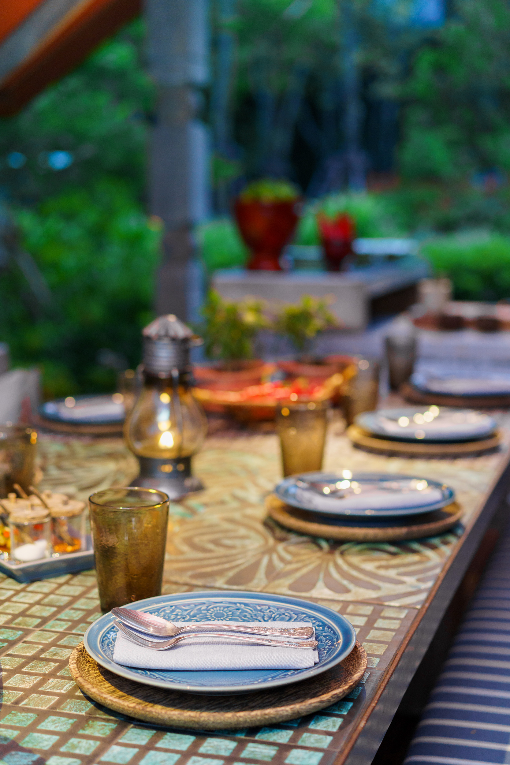Dining Setup for Private BBQ at Rosewood Phuket