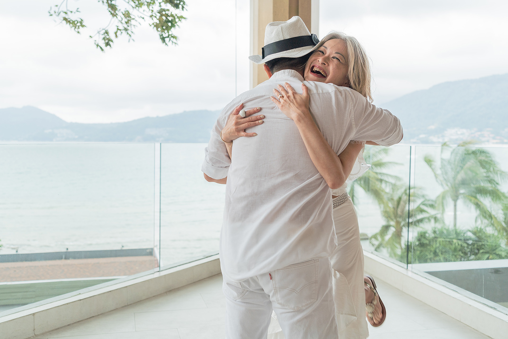 Gina Having Fun with Friends at the Birthday Party