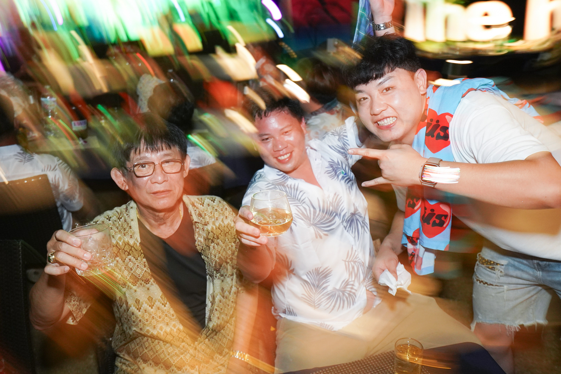 Dinner party of NK Syngenta customers on the hill in Krabi.