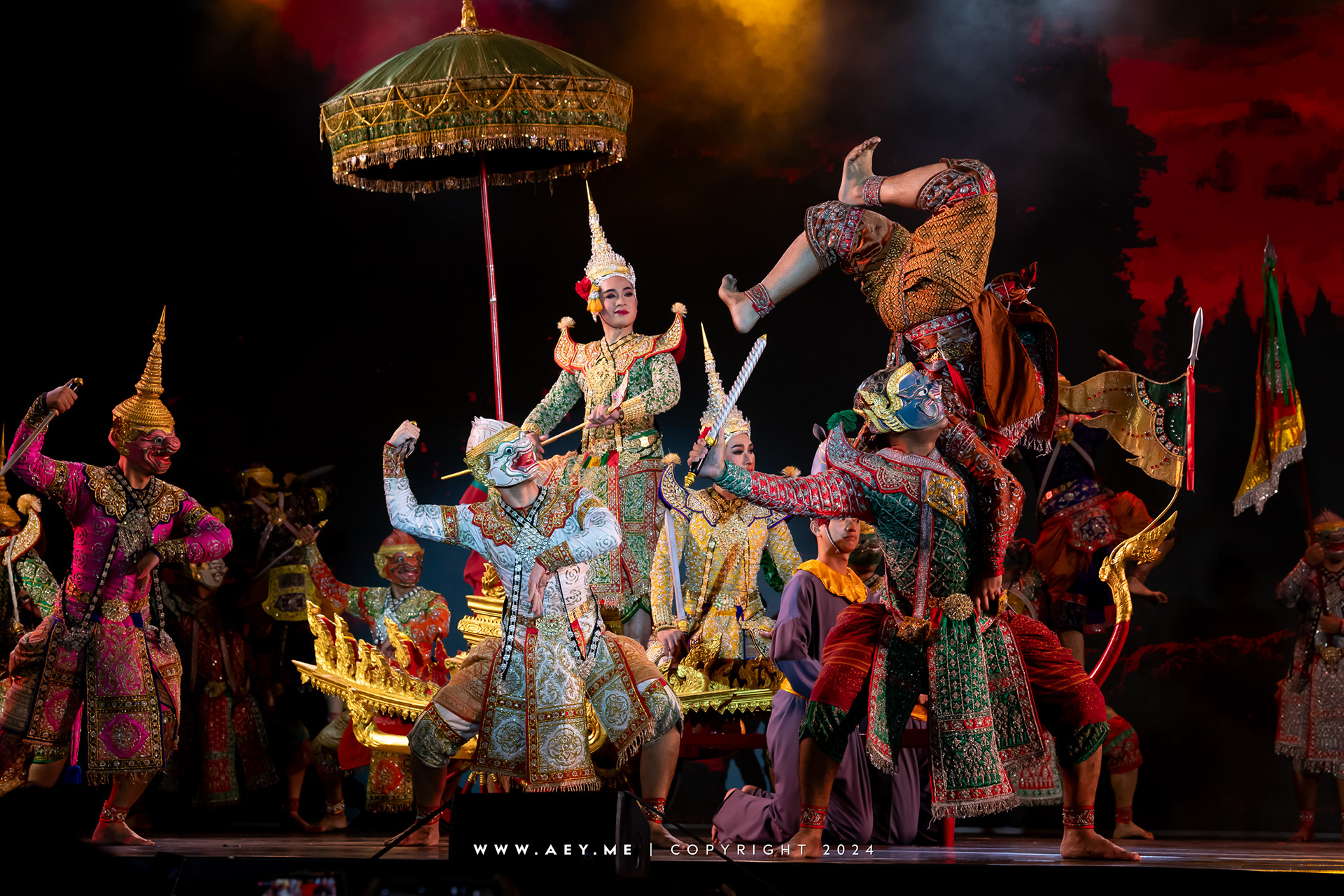 Khon in the Story of Ramayana การแสดงโขนเรื่องรามเกียรติ์