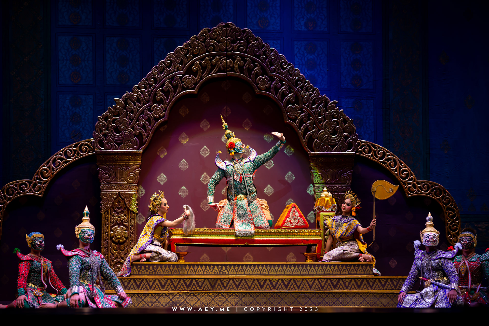 Khon in the Story of Ramayana การแสดงโขนเรื่องรามเกียรติ์