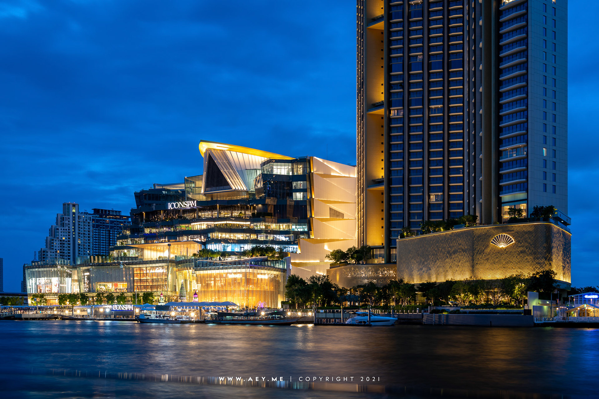 ICONSIAM view from Royal Orchid Sheraton Hotel &amp; Towers
