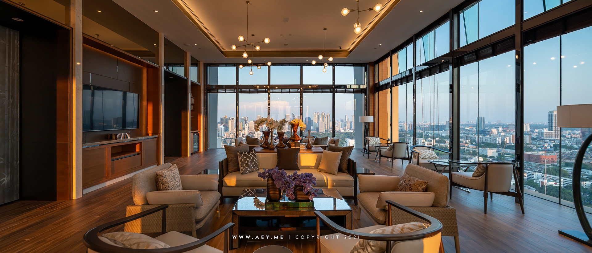 Lounge at The Residences at Sindhorn Kempinski Hotel Bangkok
