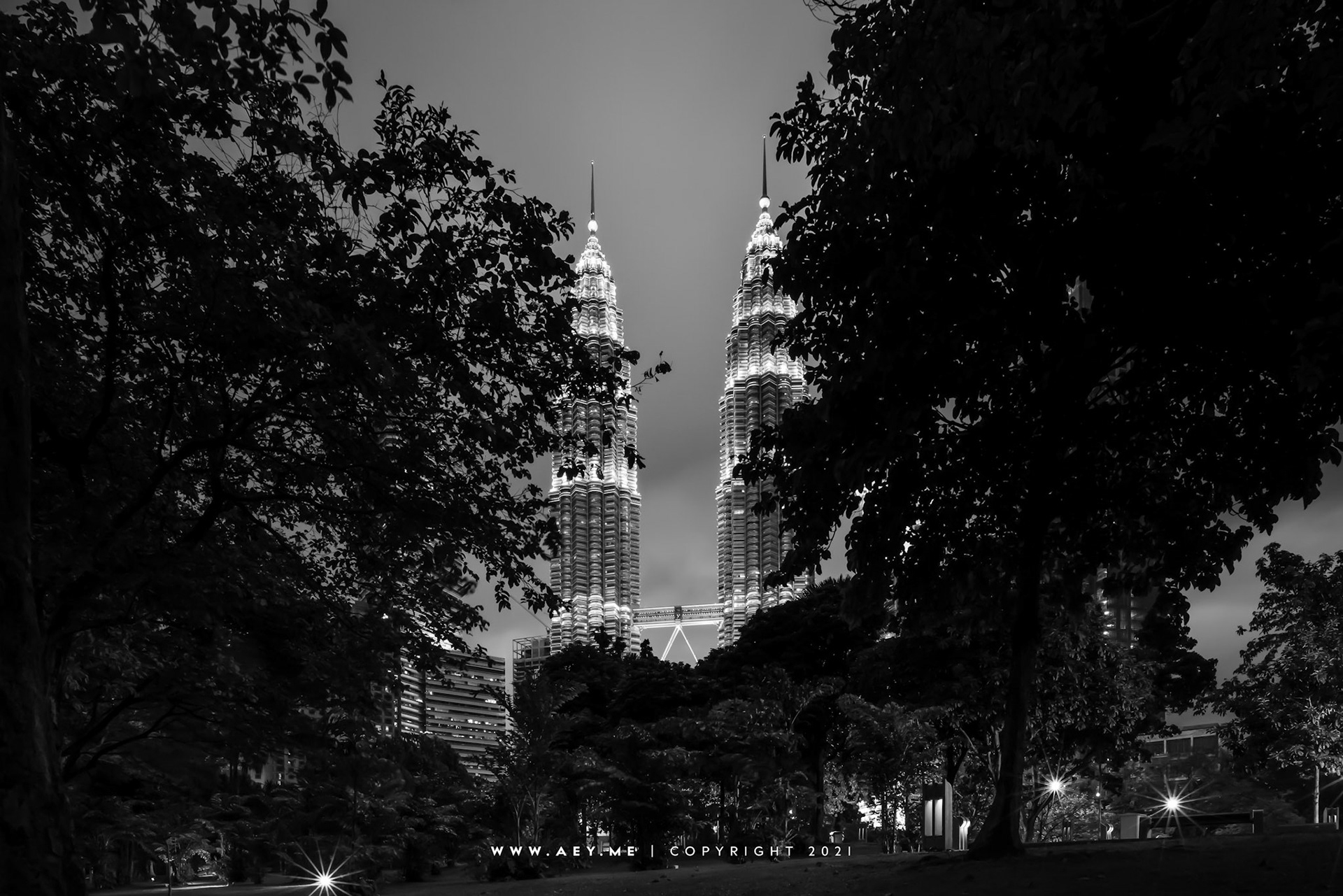 Petronas Twin Towers and the KLCC Park