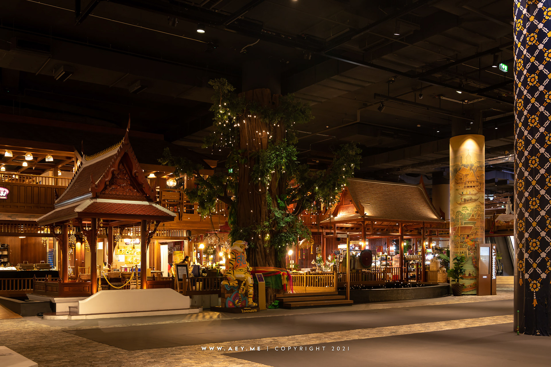 Sook Siam, Floor G, ICONSIAM, Lighting Design by WithLight