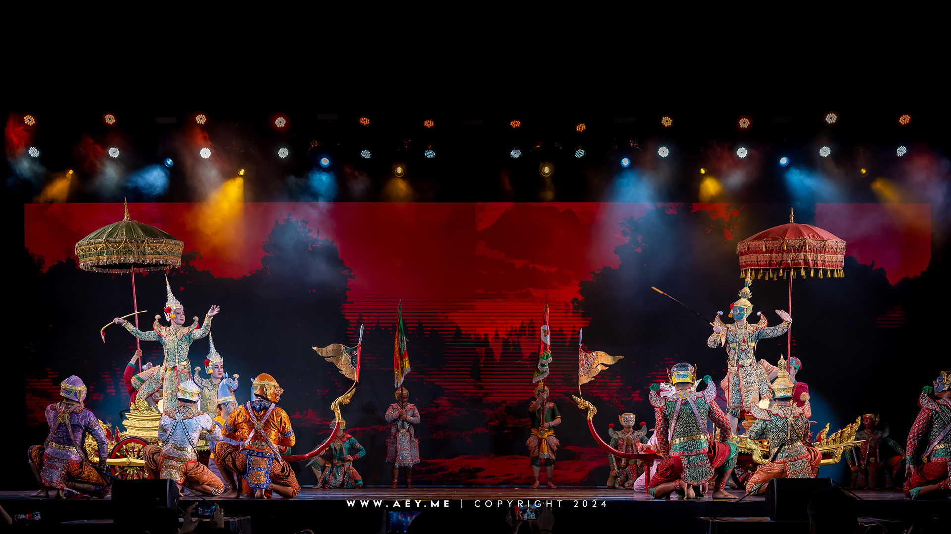 Khon in the Story of Ramayana การแสดงโขนเรื่องรามเกียรติ์