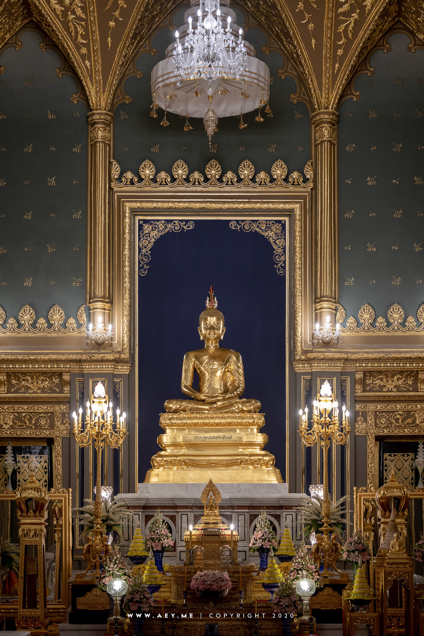 Phra Buddha Angkhiros, Wat Ratchabophit พระพุทธอังคีรส วัดราชบพิธสถิตมหาสีมารามราชวรวิหาร