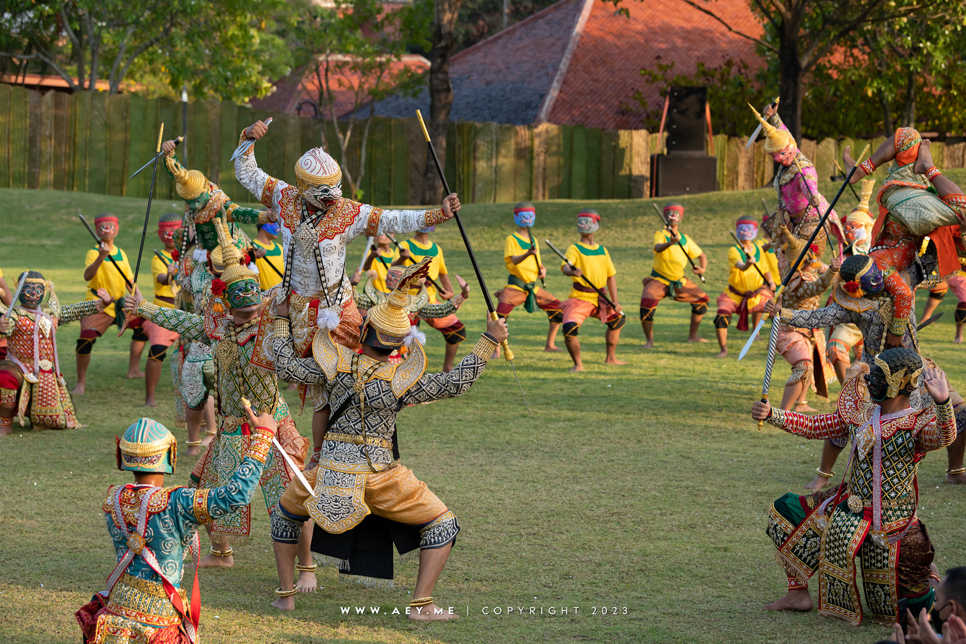 Khon in the Story of Ramayana การแสดงโขนเรื่องรามเกียรติ์