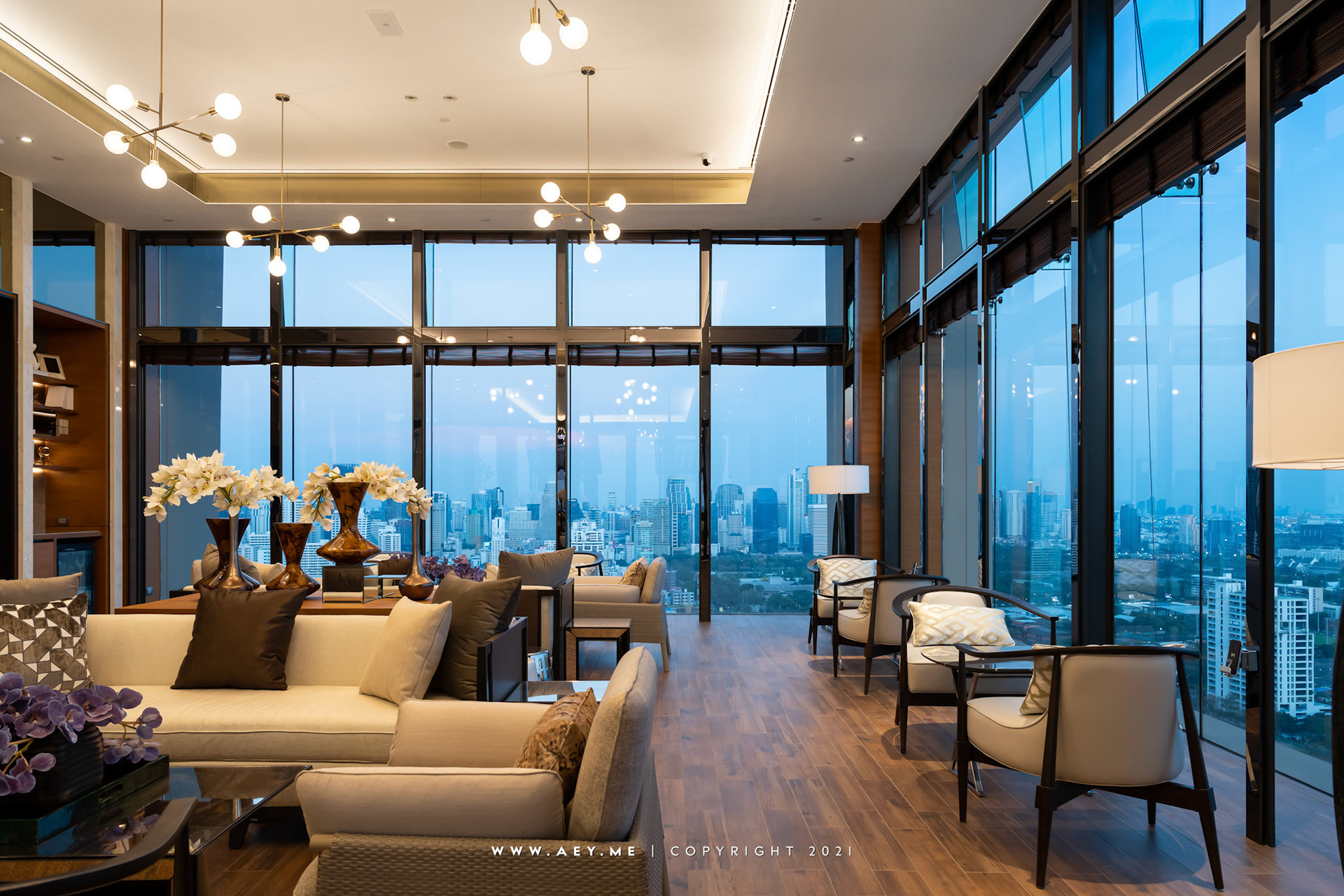 Lounge at The Residences at Sindhorn Kempinski Hotel Bangkok