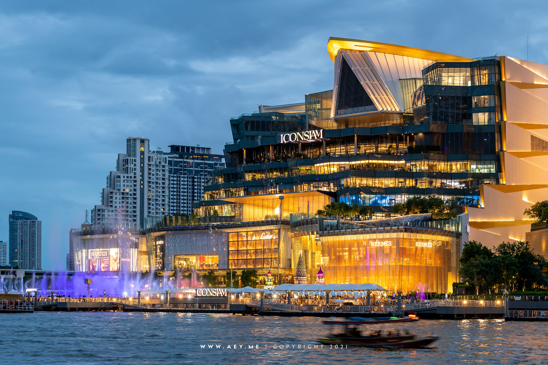 ICONSIAM view from Royal Orchid Sheraton Hotel &amp; Towers